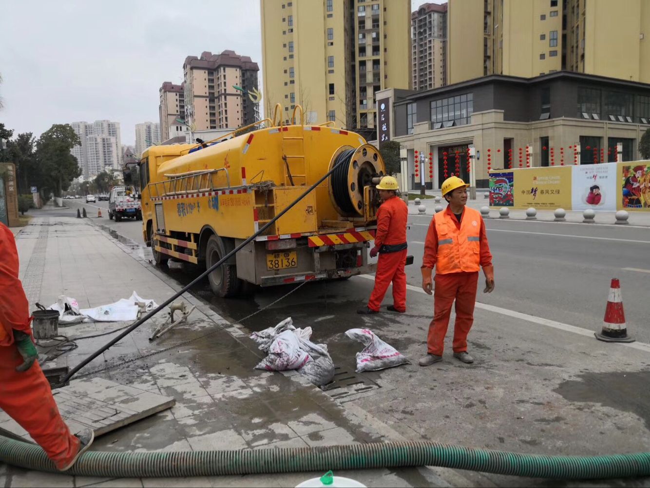 息县排污管道清淤-管道清洗